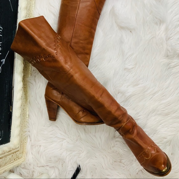 Regency Shoes - Regency Over-the-knee Leather Boots